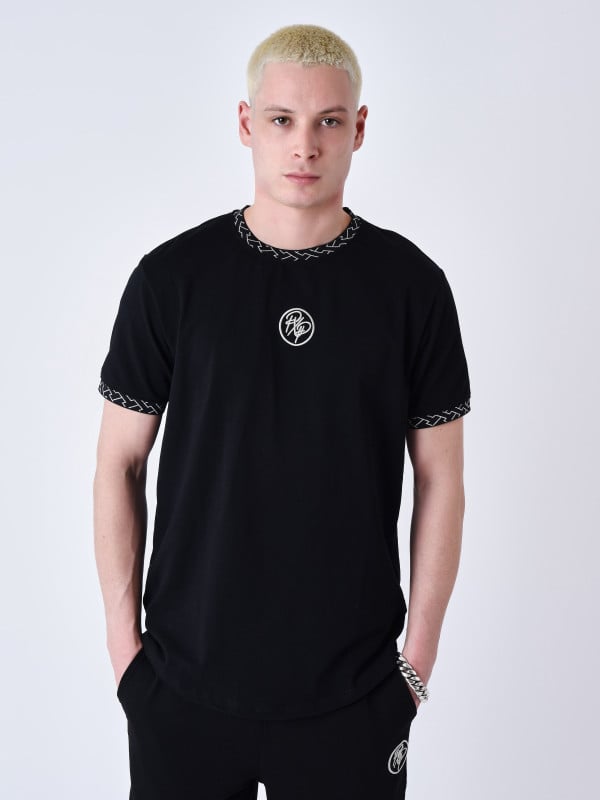 project x paris T-shirt à détails tissé labyrinthe