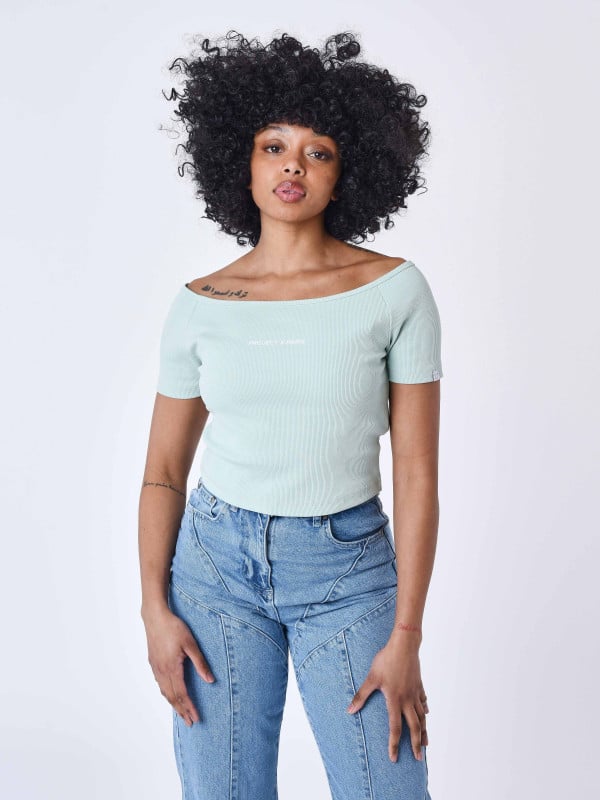 Project X Paris T-shirt à épaules Dénudées