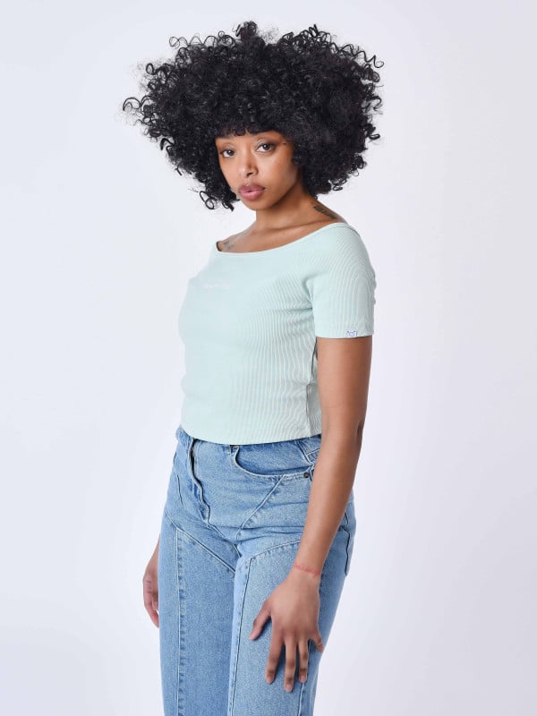 Project X Paris T-shirt à épaules Dénudées