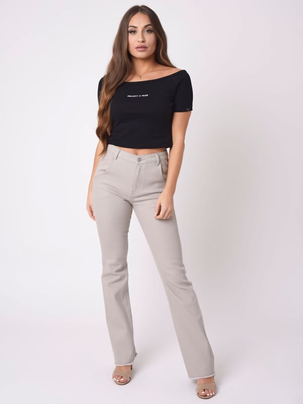 Project X Paris T-shirt à épaules Dénudées