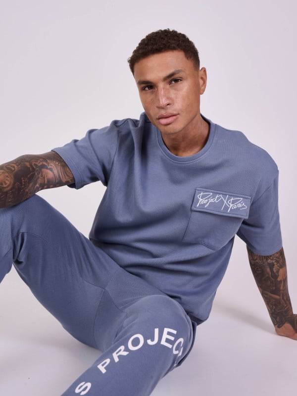 Project X Paris T-shirt Ample Avec Poche