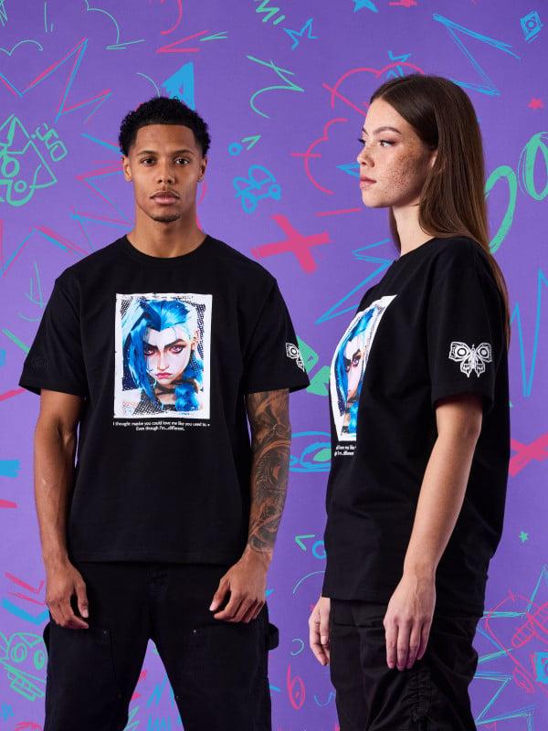 project x paris T-shirt Arcane Mugshot - Jinx