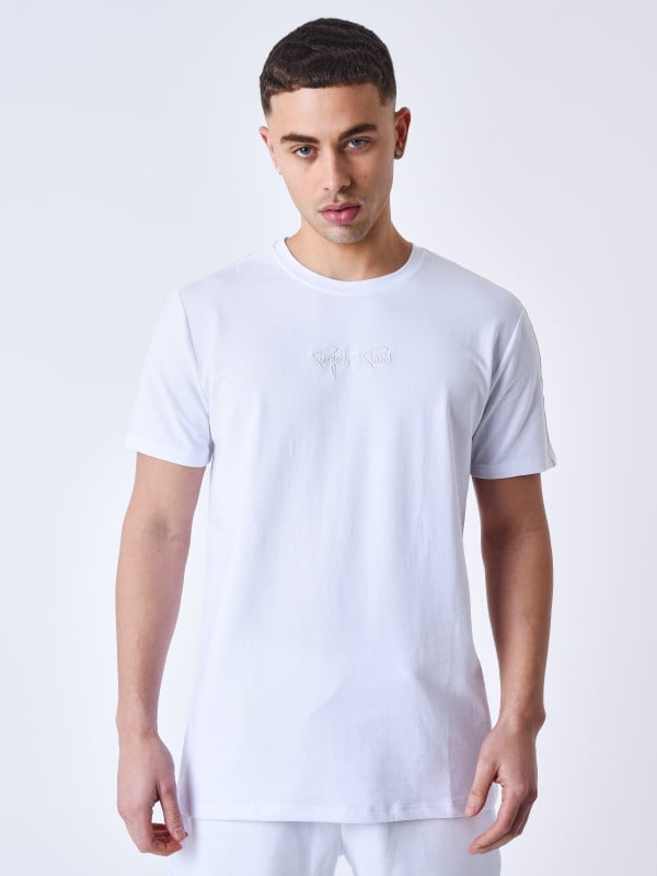 Project X Paris T-shirt Bande épaules Logo Brodé