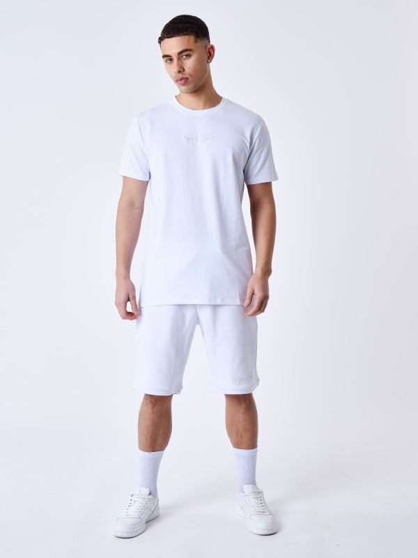 Project X Paris T-shirt Bande épaules Logo Brodé