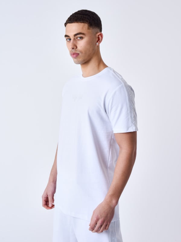 Project X Paris T-shirt Bande épaules Logo Brodé