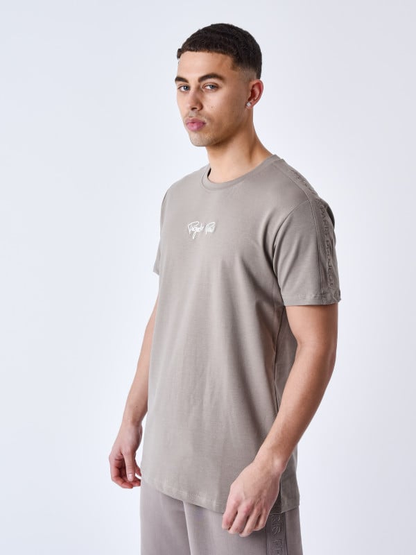 Project X Paris T-shirt Bande épaules Logo Brodé