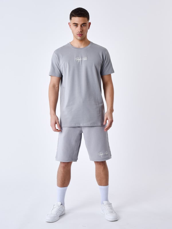 Project X Paris T-shirt Bande épaules Logo Brodé