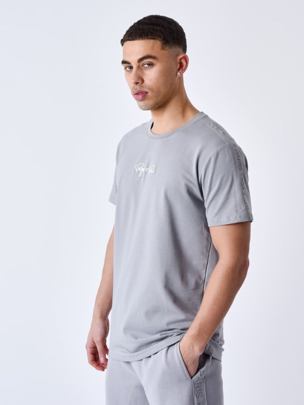 Project X Paris T-shirt Bande épaules Logo Brodé