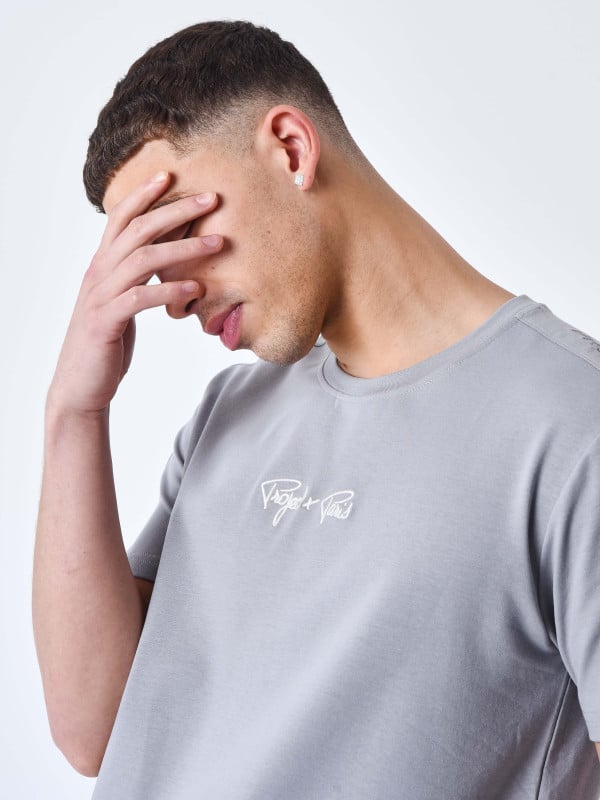 project x paris T-shirt Bande épaules logo brodé