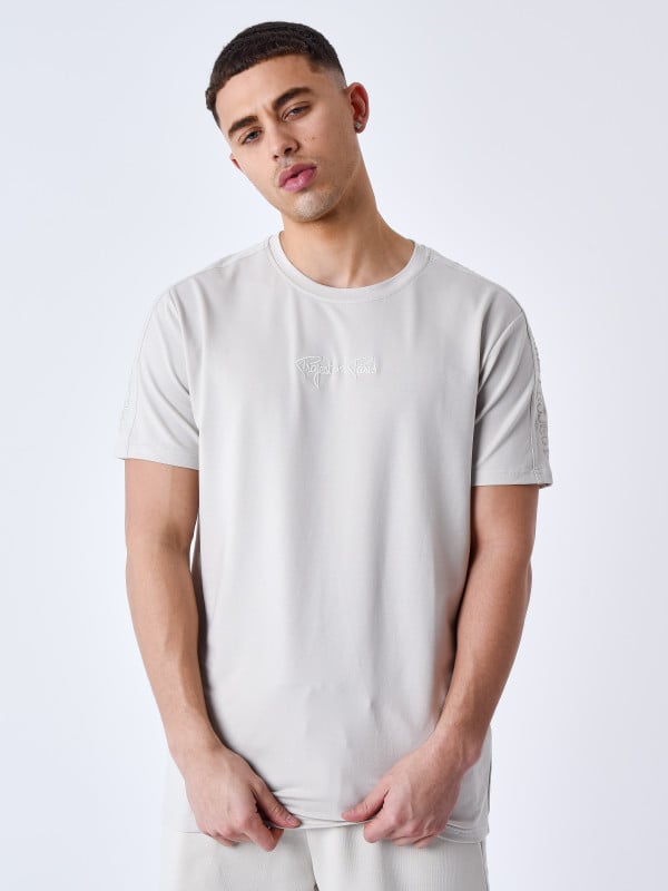 Project X Paris T-shirt Bande épaules Logo Brodé