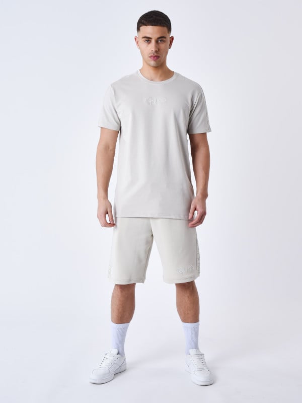 Project X Paris T-shirt Bande épaules Logo Brodé