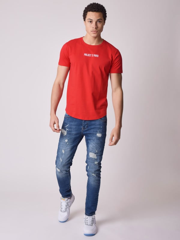 Project X Paris T-shirt Basic Broderie Logo