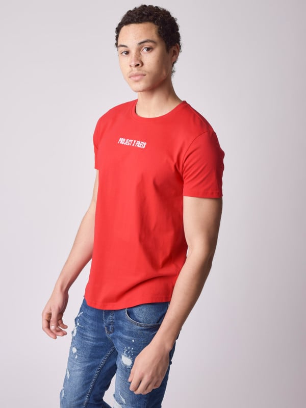 Project X Paris T-shirt Basic Broderie Logo