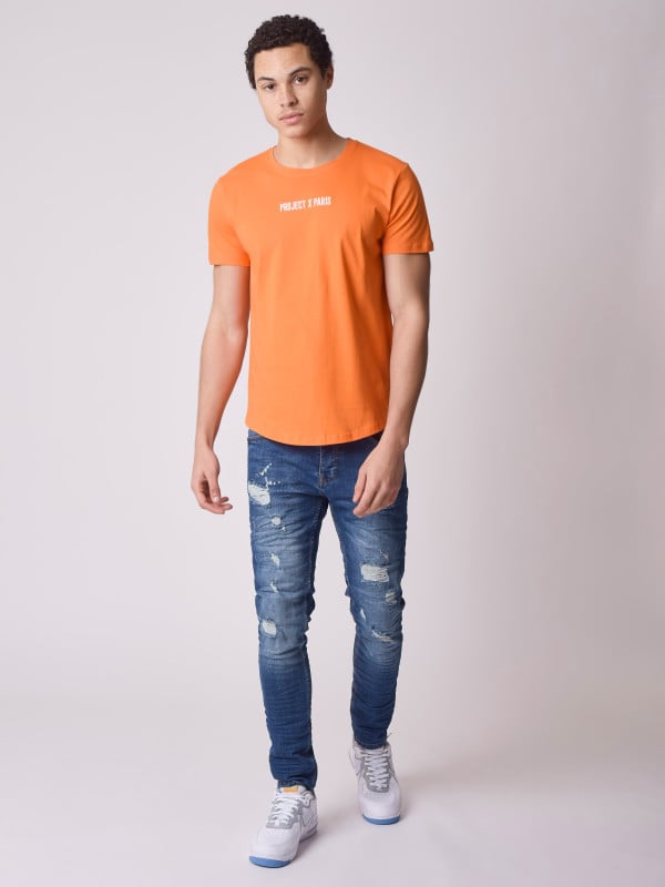 Project X Paris T-shirt Basic Broderie Logo