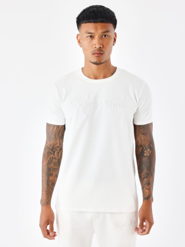 project x paris T-shirt basic broderie Signature