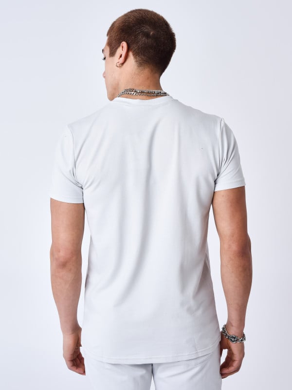 Project X Paris T-shirt Basic Broderie Signature