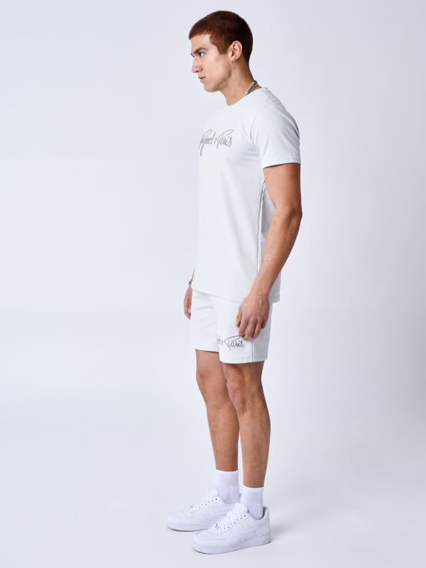 Project X Paris T-shirt Basic Broderie Signature