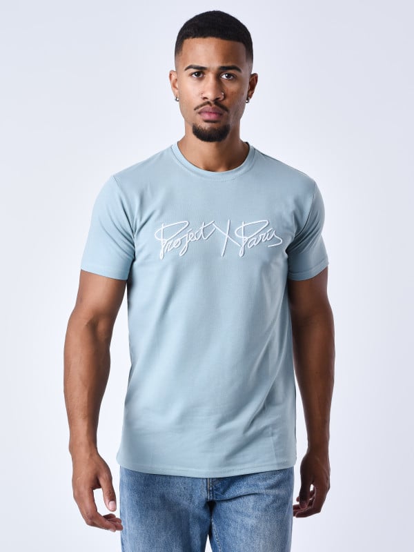 Project X Paris T-shirt Basic Full Logo Broderie