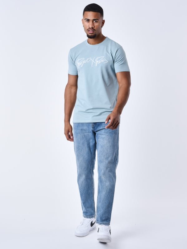 Project X Paris T-shirt Basic Full Logo Broderie