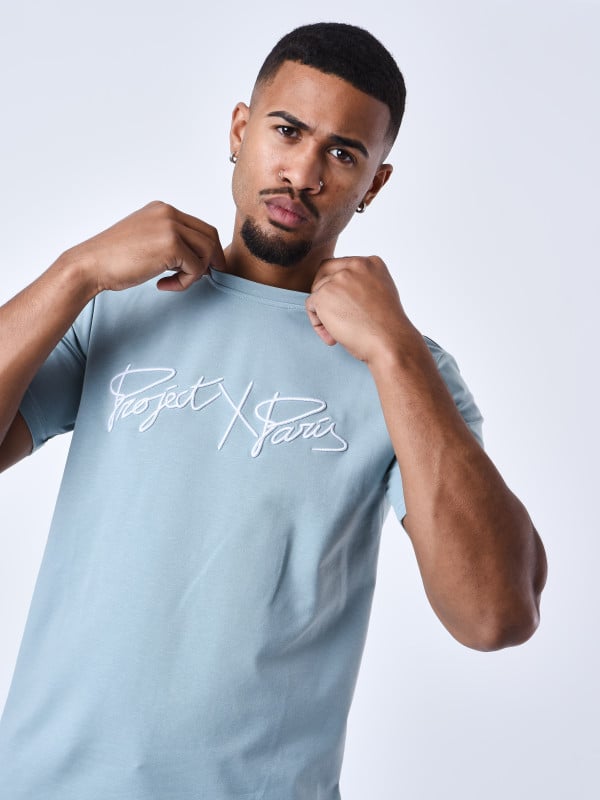 project x paris T-shirt basic full logo broderie