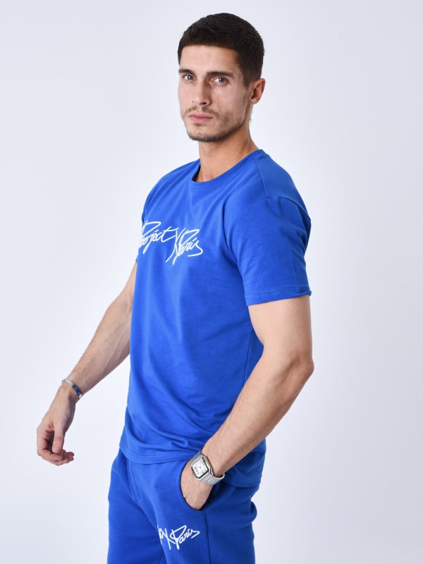 Project X Paris T-shirt Basic Full Logo Broderie