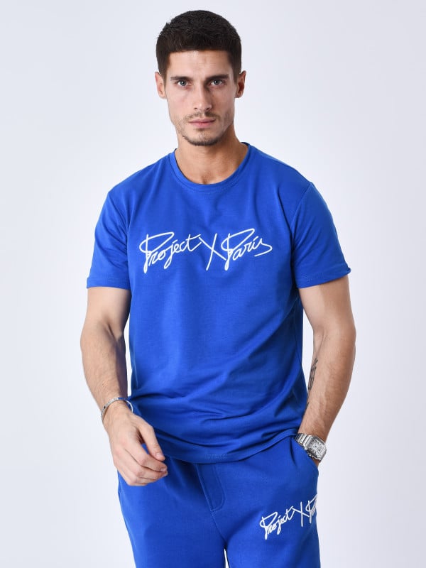 project x paris T-shirt basic full logo broderie