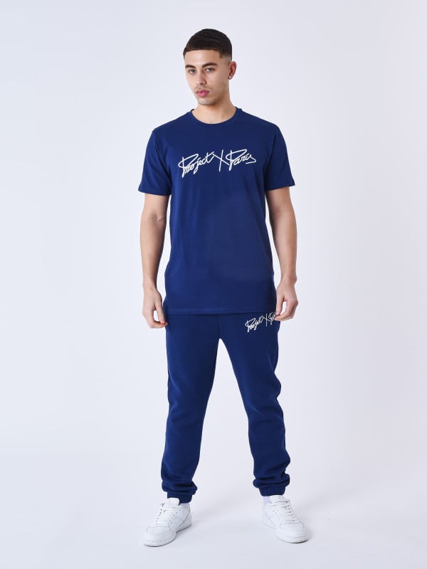 Project X Paris T-shirt Basic Full Logo Broderie