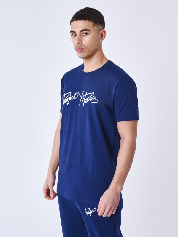 Project X Paris T-shirt Basic Full Logo Broderie