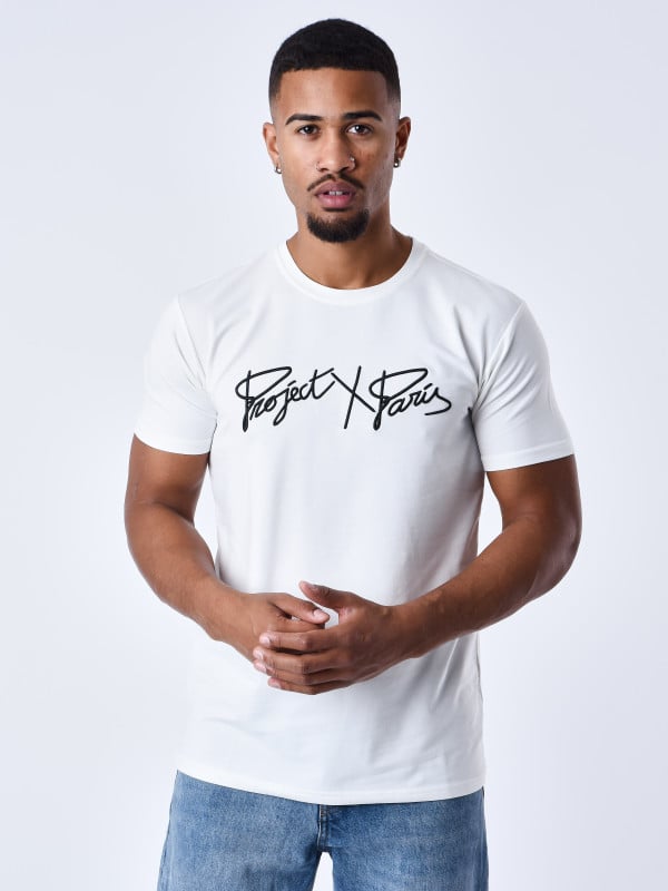 Project X Paris T-shirt Basic Full Logo Broderie
