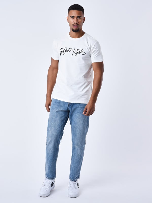 Project X Paris T-shirt Basic Full Logo Broderie