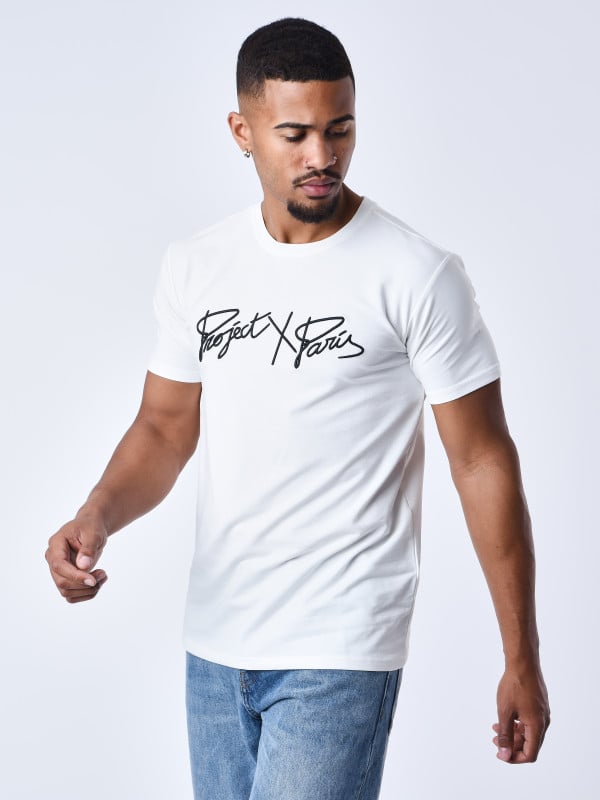 Project X Paris T-shirt Basic Full Logo Broderie