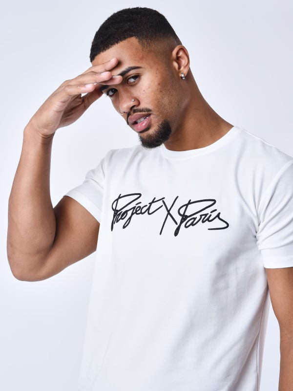 project x paris T-shirt basic full logo broderie