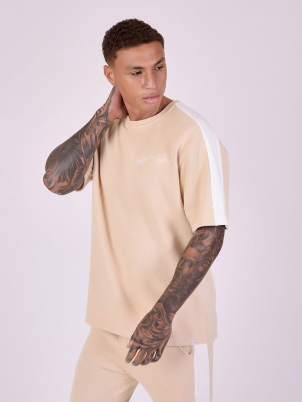 Project X Paris T-shirt Bicolore Style Maille