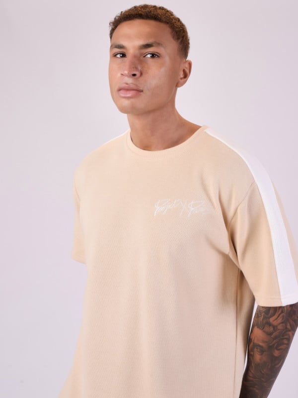 Project X Paris T-shirt Bicolore Style Maille
