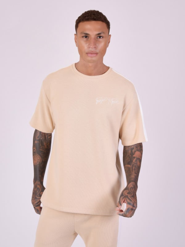 Project X Paris T-shirt Bicolore Style Maille
