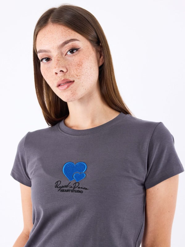 Project X Paris T-shirt Broderie Cold Hearts