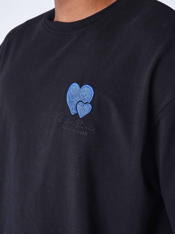 Project X Paris T-shirt Broderie Cold Hearts
