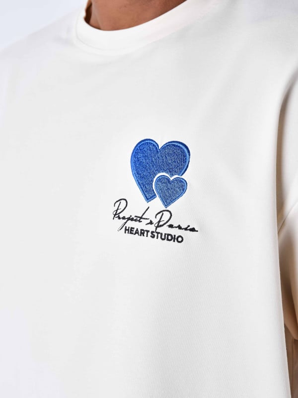 Project X Paris T-shirt Broderie Cold Hearts