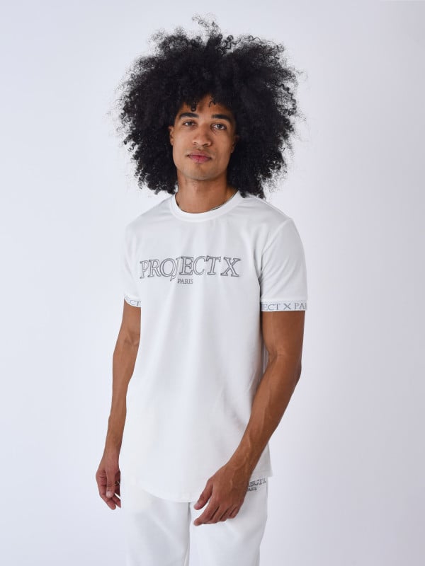 project x paris T-shirt broderie Contour