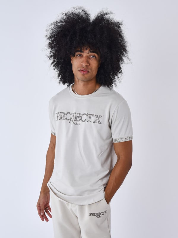 project x paris T-shirt broderie Contour