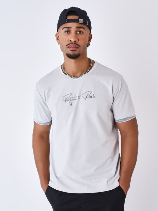 project x paris T-shirt Classique bord-côte wavy