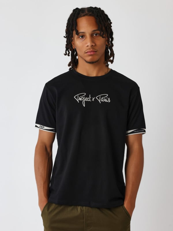 project x paris T-shirt Classique bord-côte wavy