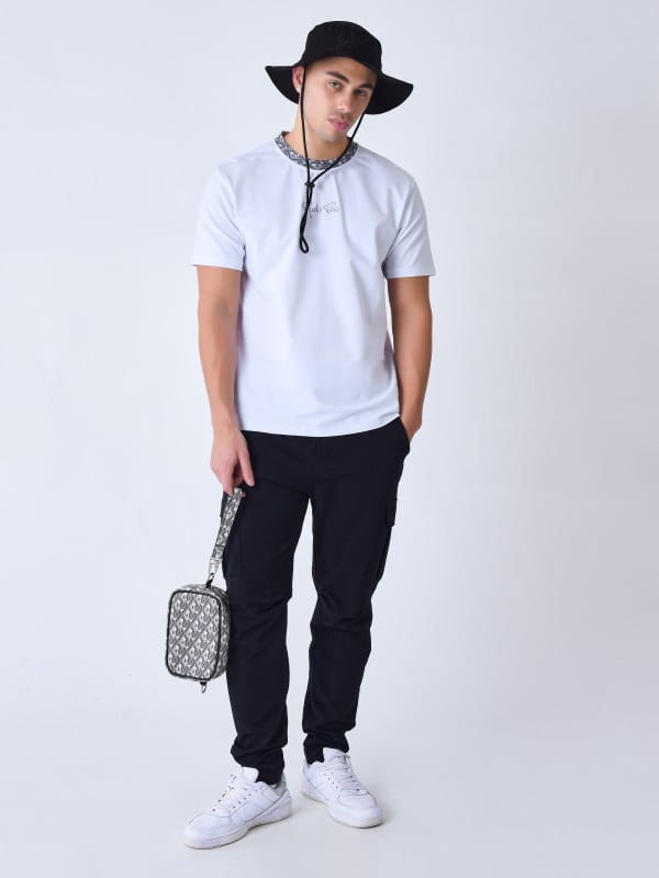 Project X Paris T-shirt Classique Col Graphic Gaze