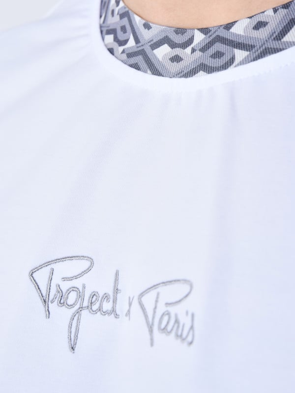Project X Paris T-shirt Classique Col Graphic Gaze