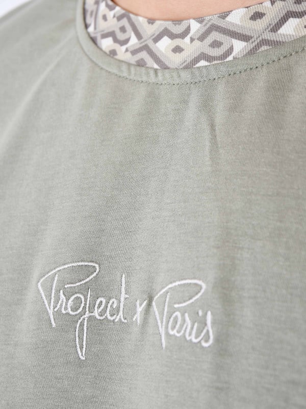 Project X Paris T-shirt Classique Col Graphic Gaze