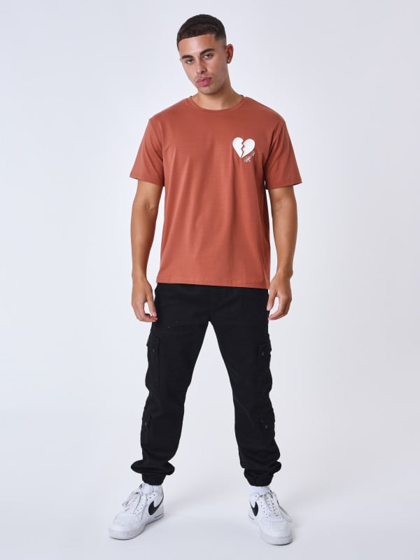 project x paris T-shirt cœur brisé