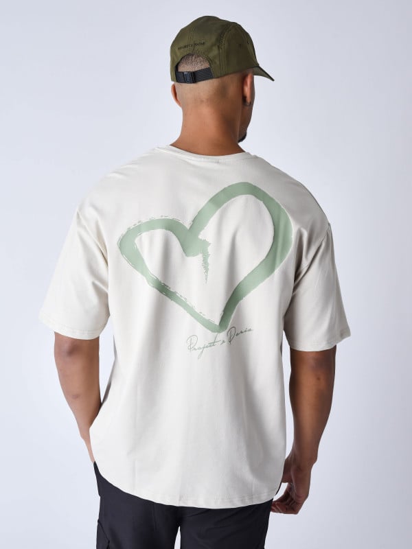 Project X Paris T-shirt Coeur Brodé Street