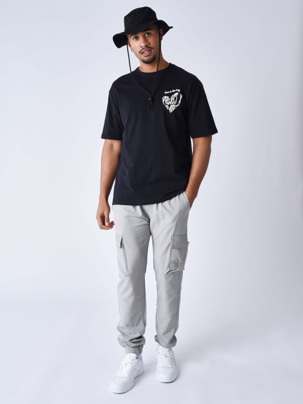 project x paris T-shirt cœur impression en relief