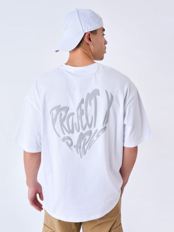 Project X Paris T-shirt Cœur Impression En Relief
