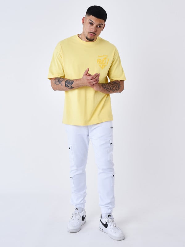Project X Paris T-shirt Cœur Impression En Relief